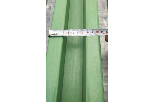 Форма(стеклопластик) столб для еврозабора (гладкий) на 5плит