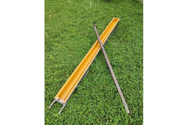 Форма(стеклопластик) столб для еврозабора (гладкий) на 4 плиты