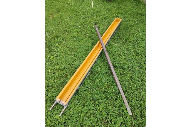 Форма(стеклопластик) столб для еврозабора (гладкий) на 4 плиты