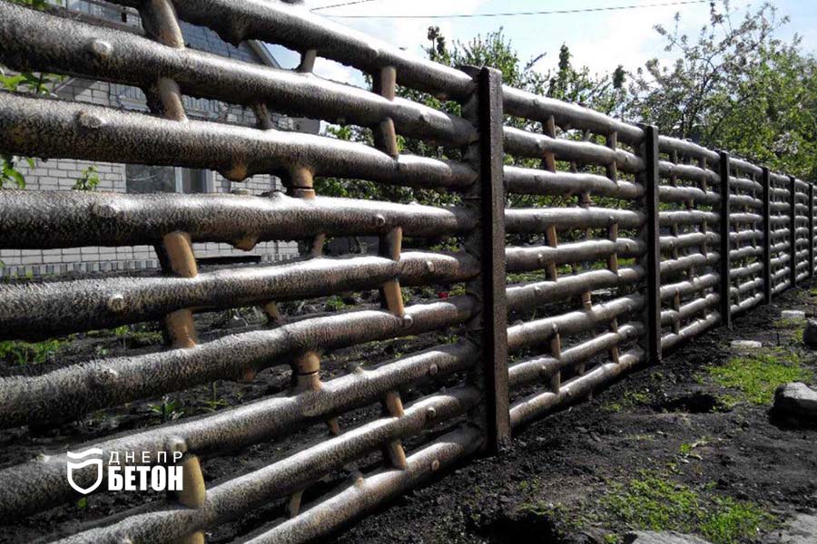 Забор из бетона в Ивано-Франковске