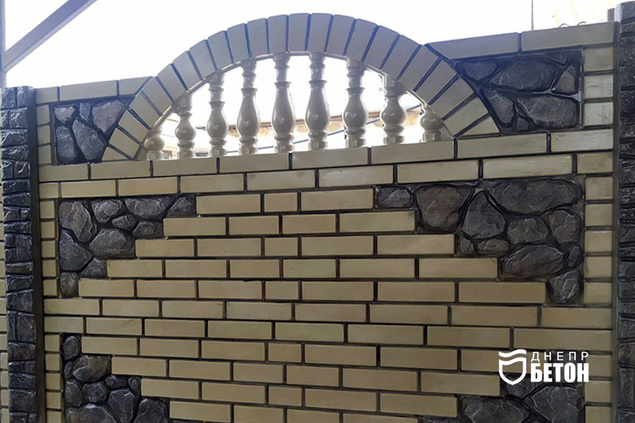 Забор из формы для бетона в Виннице